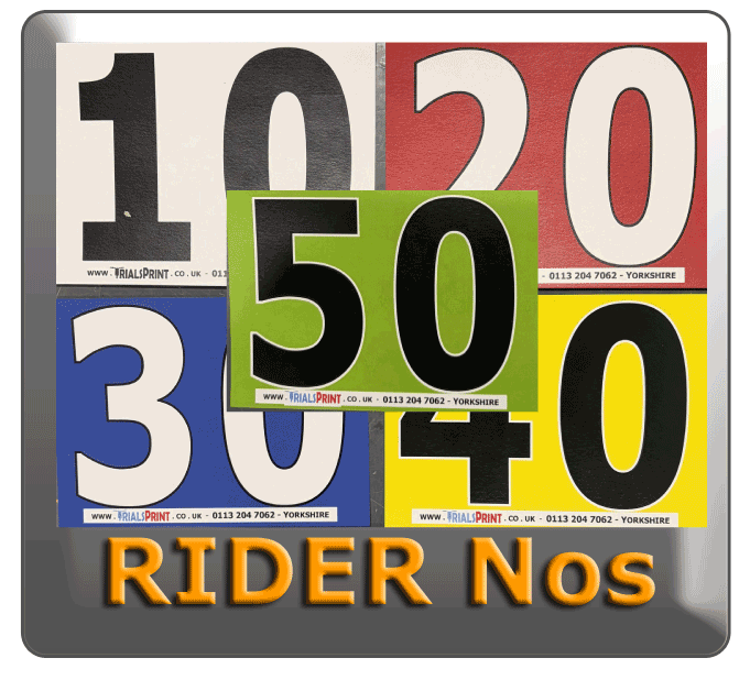 Rider numbers
